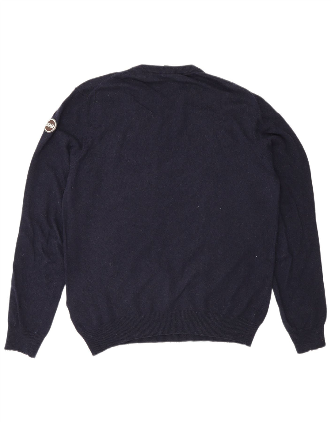 Colmar Pull Col Ras Du Cou Grand Bleu Marine Polyamide Homme