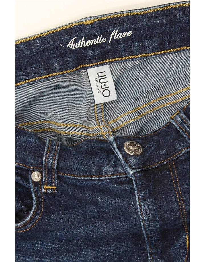Liu Jo Femme Jean Évasé W30 L32 Bleu