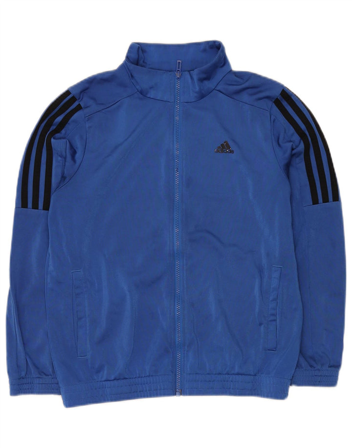 ADIDAS Veste de Survêtement Garçon 11-12 ans Bleu Polyester