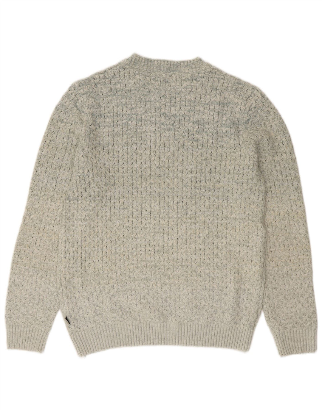Jack & Jones Pull à col rond pour homme, grand, gris, acrylique