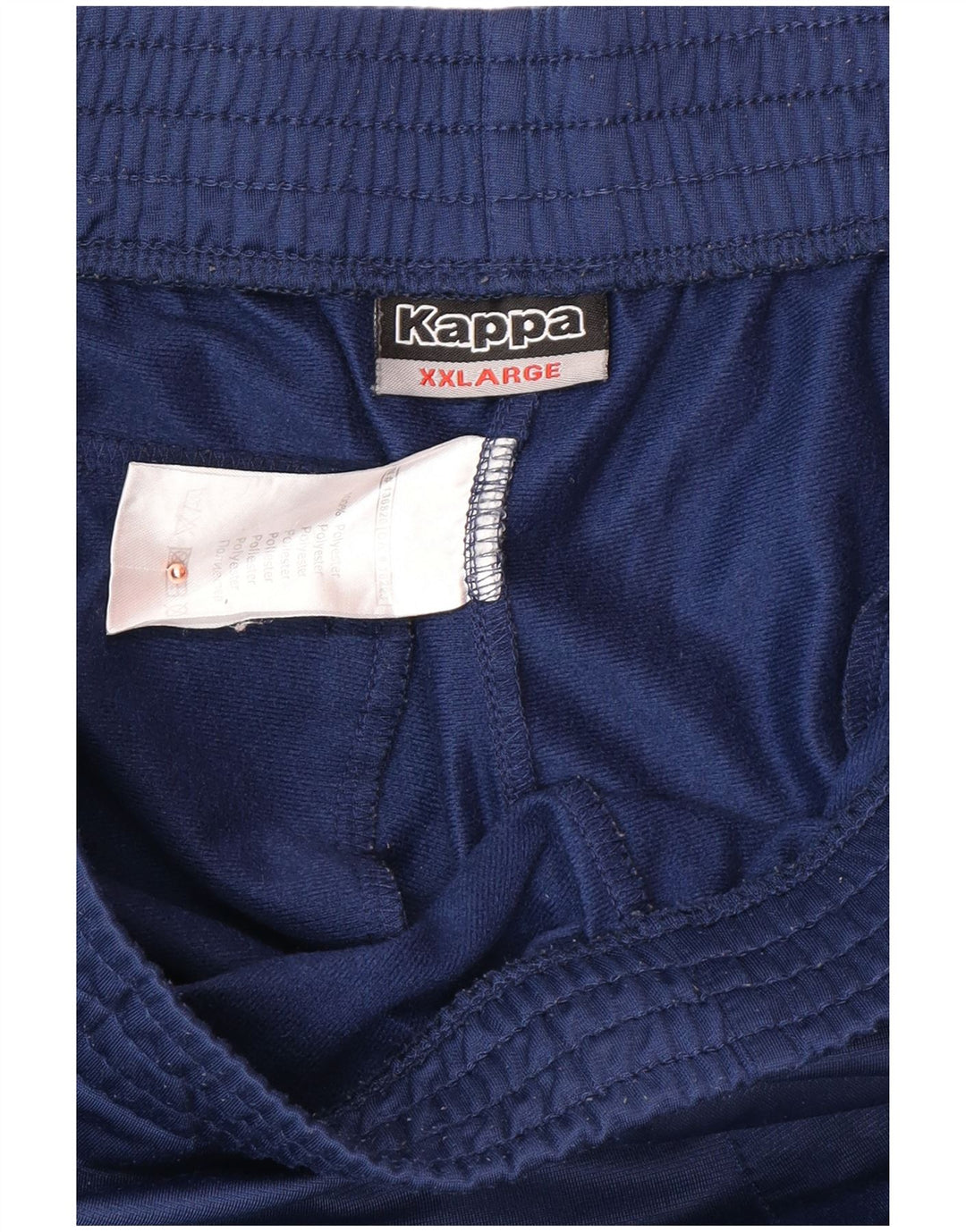 KAPPA Pantalon de survêtement graphique pour homme 2XL Bleu marine Colorblock Polyester