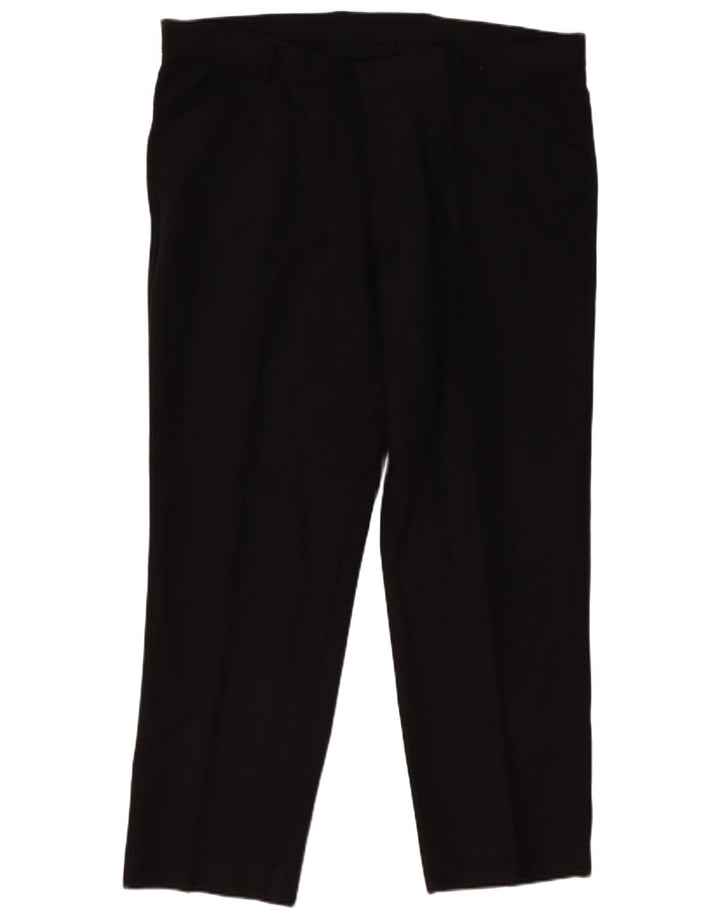 Farah Pantalon Chino Droit Homme W44 L31 Noir Polyester