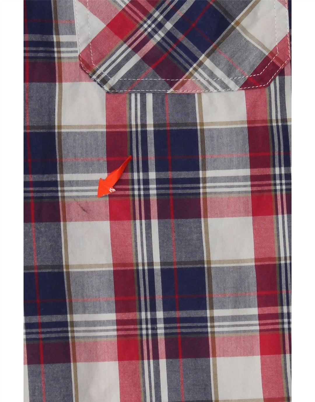 SUPERDRY Chemise à Manches Courtes Homme Grand Carreau Multicolore Coton