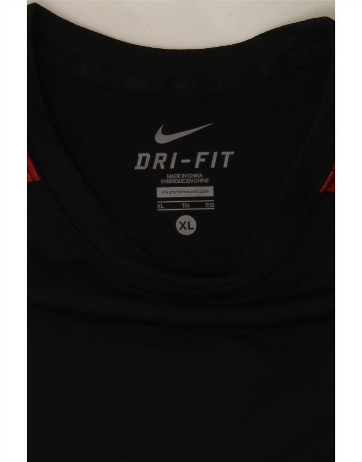 Nike T-shirt Dri Fit pour homme XL Noir
