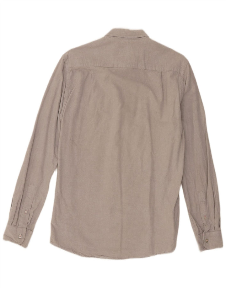 Crew Clothing Chemise Homme Gris Moyen Coton