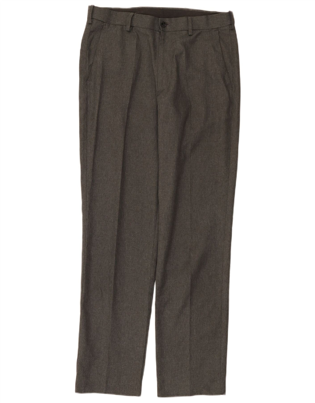 Marks & Spencer Pantalon chino droit coupe droite pour homme W32 L31 Gris
