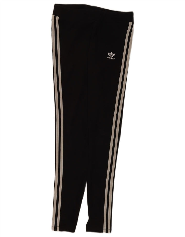 Adidas Leggings Femme UK 10 Petit Coton Noir