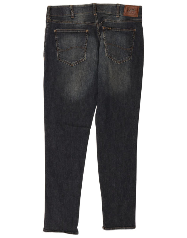 Lee Jean slim série moderne pour homme W36 L32 bleu marine en coton