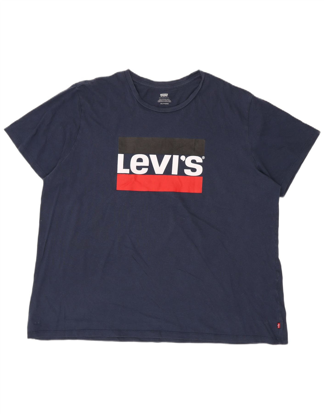 Levi's T-Shirt Graphique Homme 2XL Bleu Marine