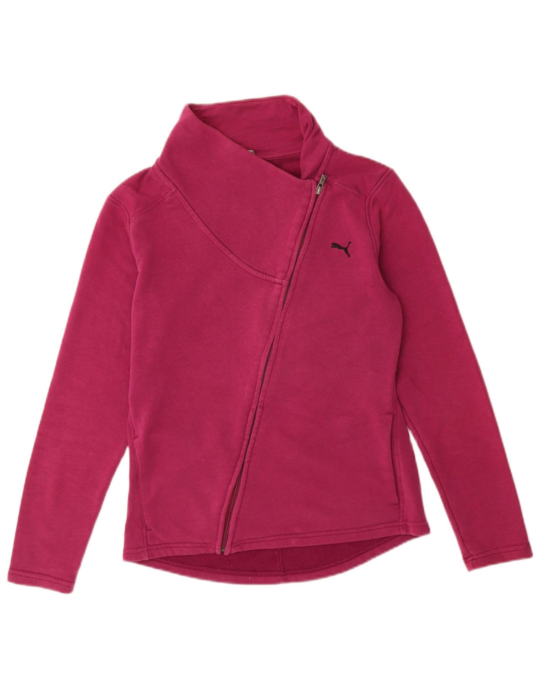Puma Veste de survêtement pour femme UK 12 Rose moyen Coton