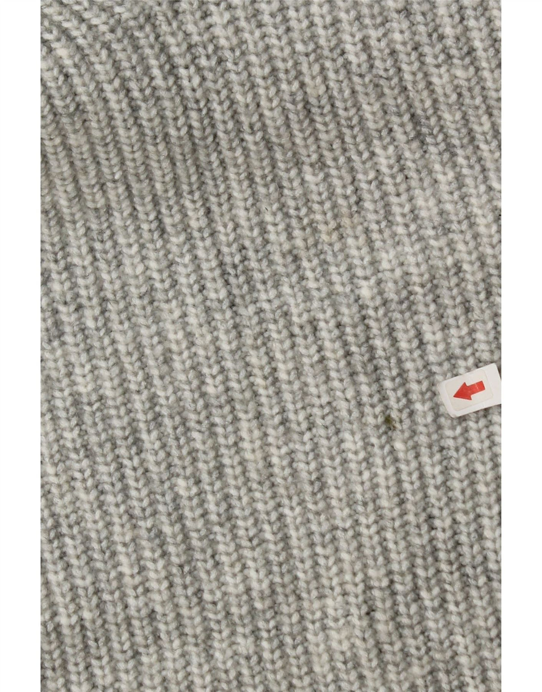 Marks & Spencer Pull col en V pour femme UK 14 Gris moyen Polyester