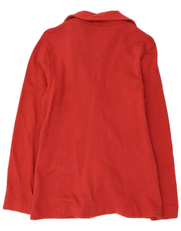 KAPPA Veste blazer 3 boutons pour femme UK 10 Petit coton rouge