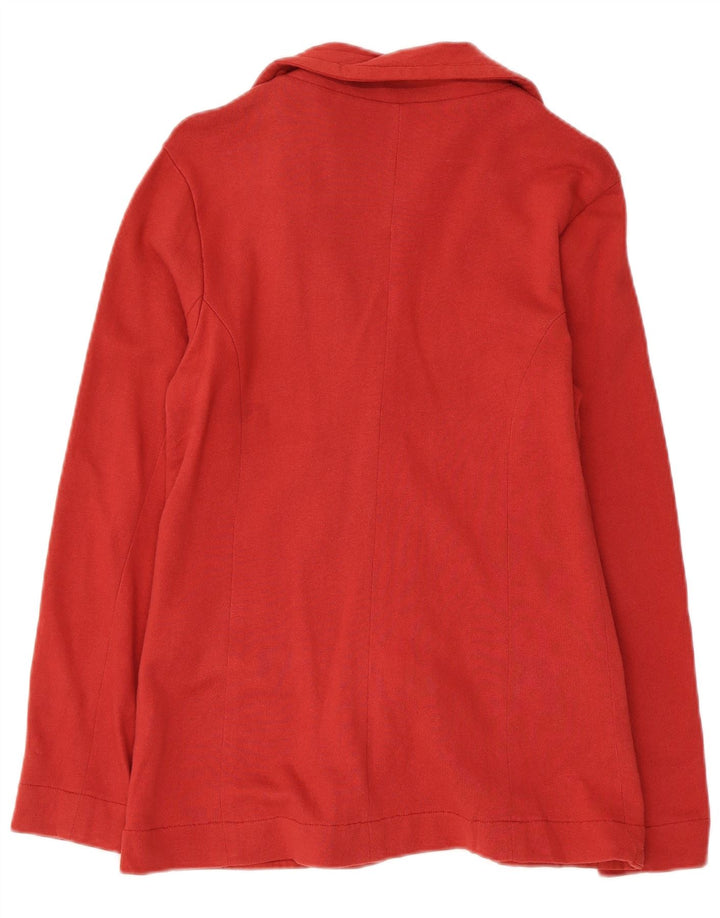 KAPPA Veste blazer 3 boutons pour femme UK 10 Petit coton rouge