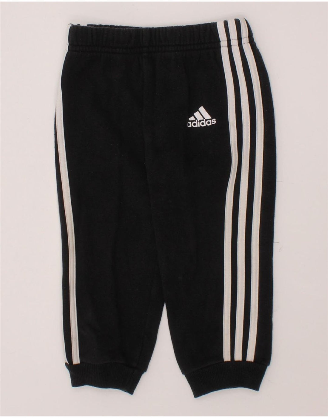 ADIDAS Baby Boys Joggers Tracksuit Trousers 9-12 Months  Black Cotton