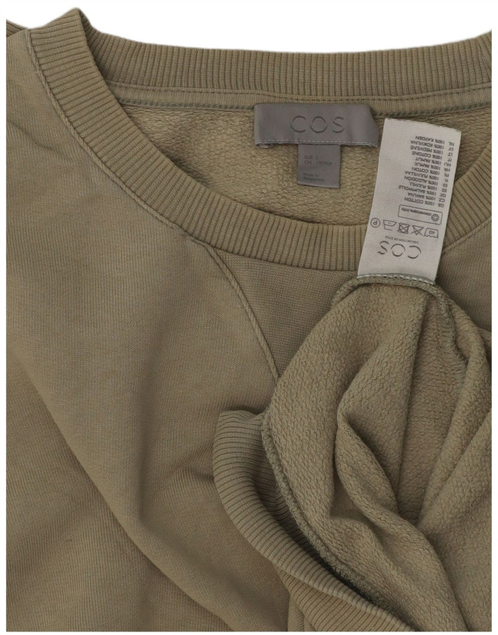 Cos Sweat-Shirt Homme Petit Kaki Coton