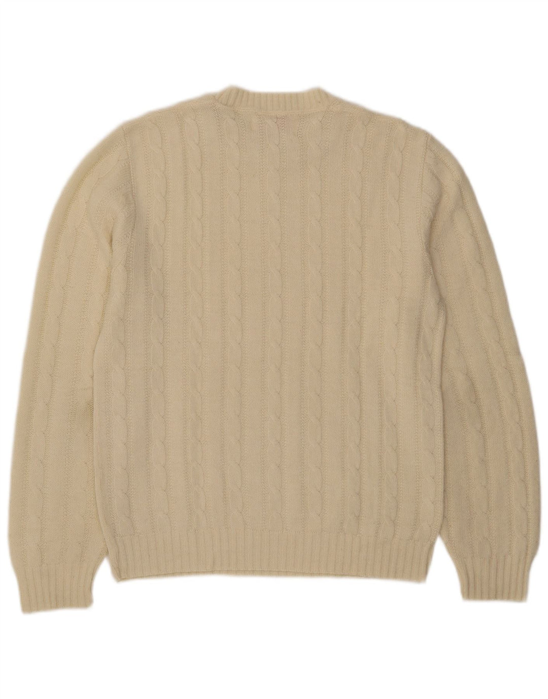 Jantzen Pull Col Rond Homme Blanc Cassé Moyen