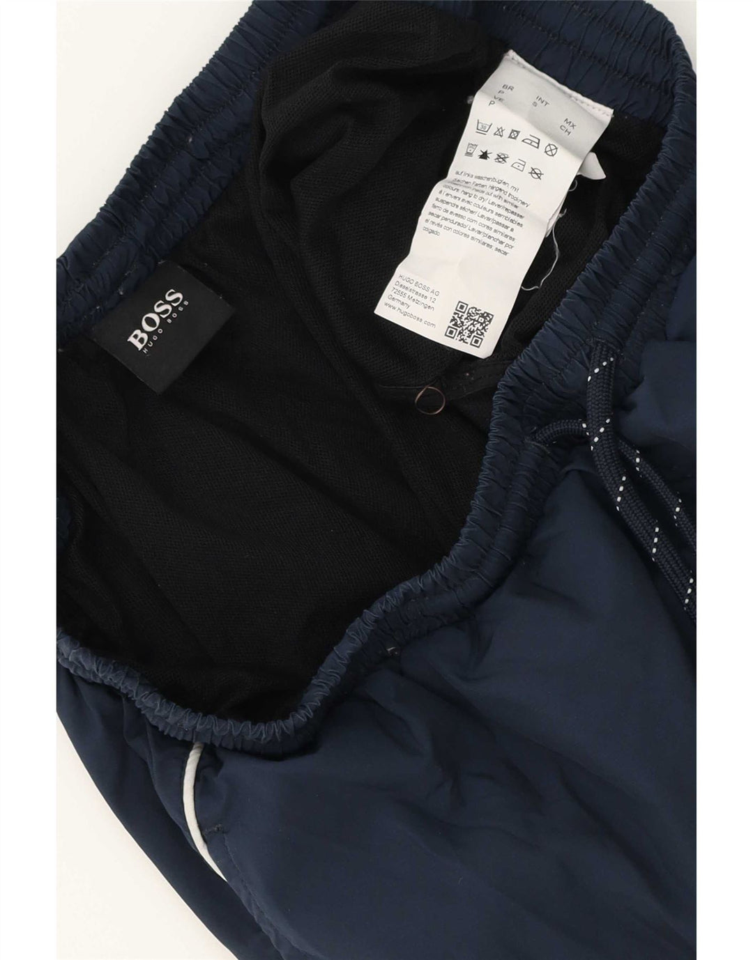 Hugo Boss Short de bain homme petit bleu marine polyester