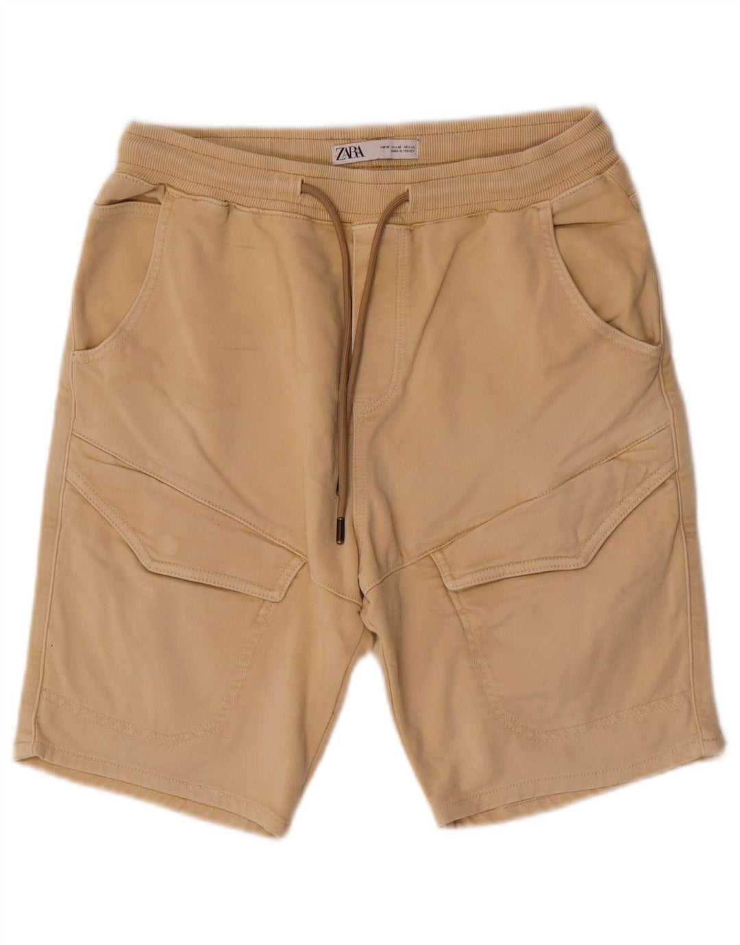 Zara Short Cargo Homme Moyen W31 Beige