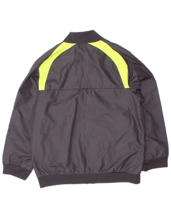 Adidas Veste de survêtement pour garçon 5-6 ans Noir Colourblock Polyester