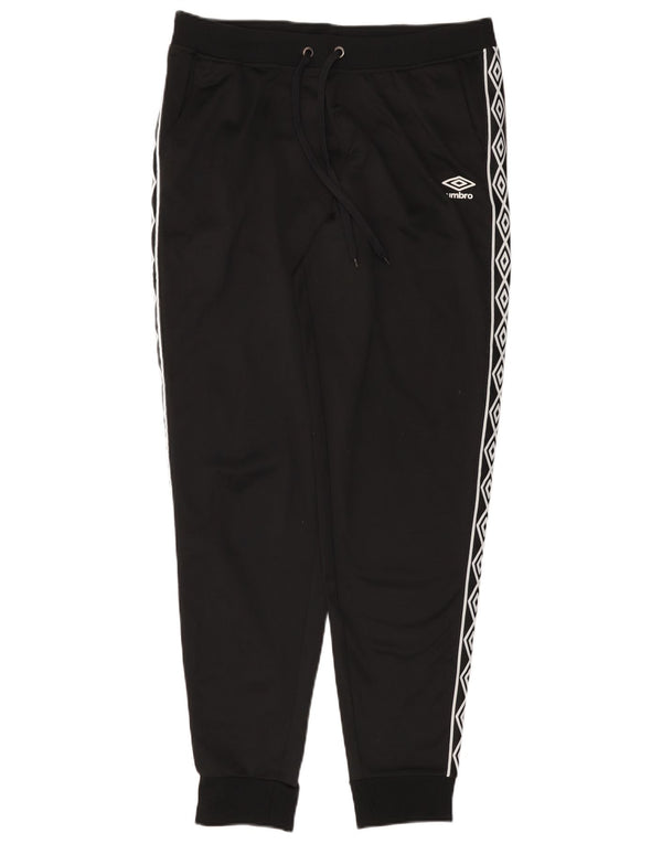 UMBRO Pantalon de Survêtement Graphique Homme Joggers Large Noir Polyester