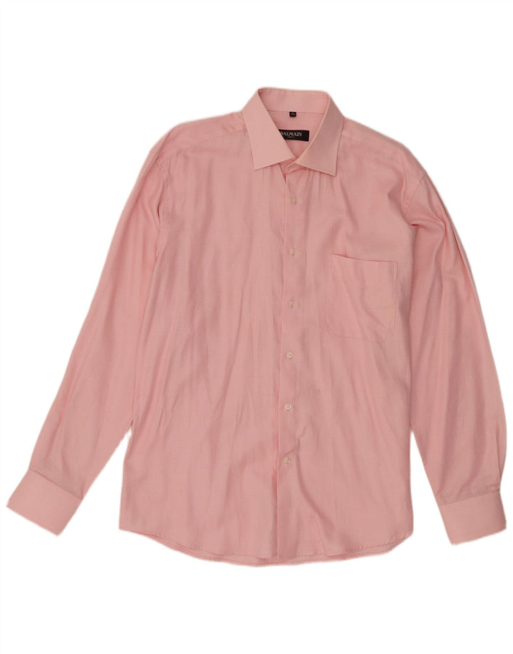 Balmain Chemise Homme Taille 41/42 Grand Coton Rose