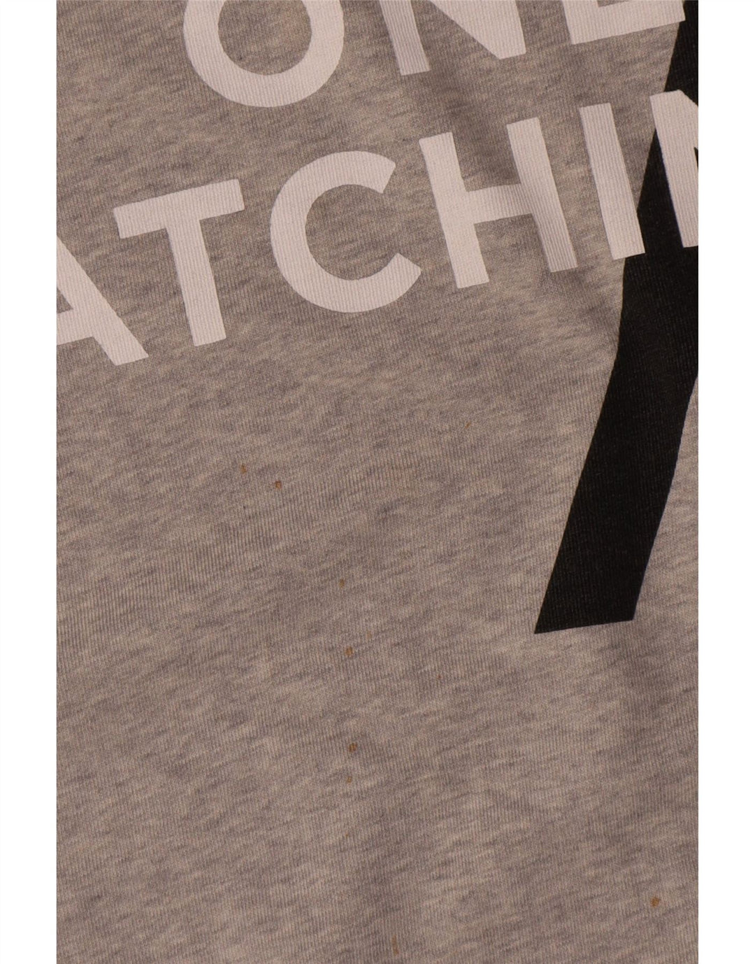 Zara Homme Graphic Sweatshirt Jumper XL Gris Coton