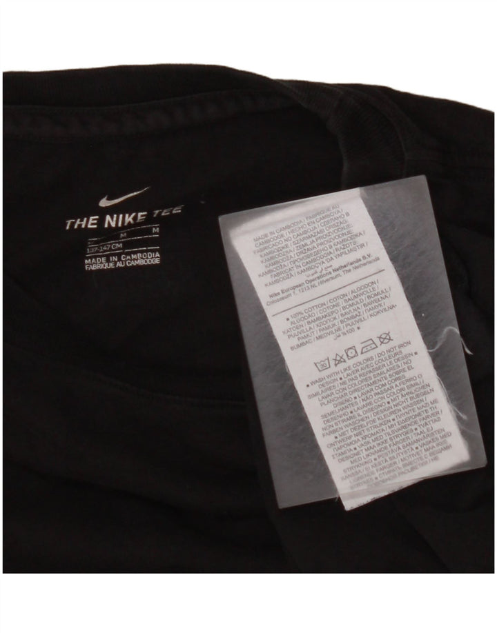NIKE Haut T-Shirt Graphique Garçon 10-11 ans Coton Noir Moyen