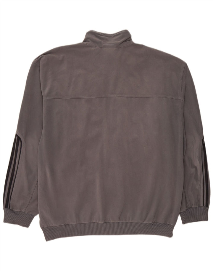Adidas Veste de survêtement pour homme UK 48/50 XL Gris Polyester