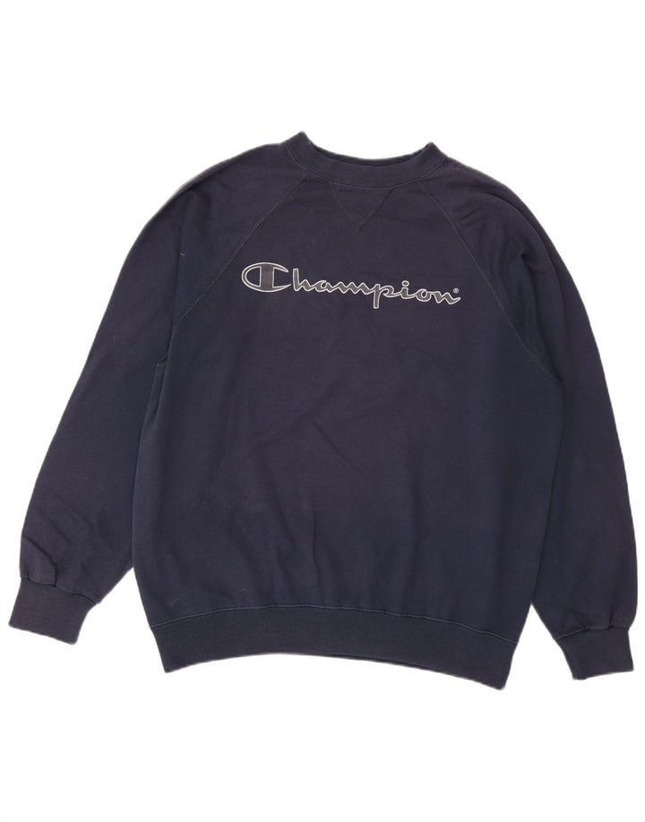 Champion Sweat-shirt graphique pour hommes, grand, bleu marine
