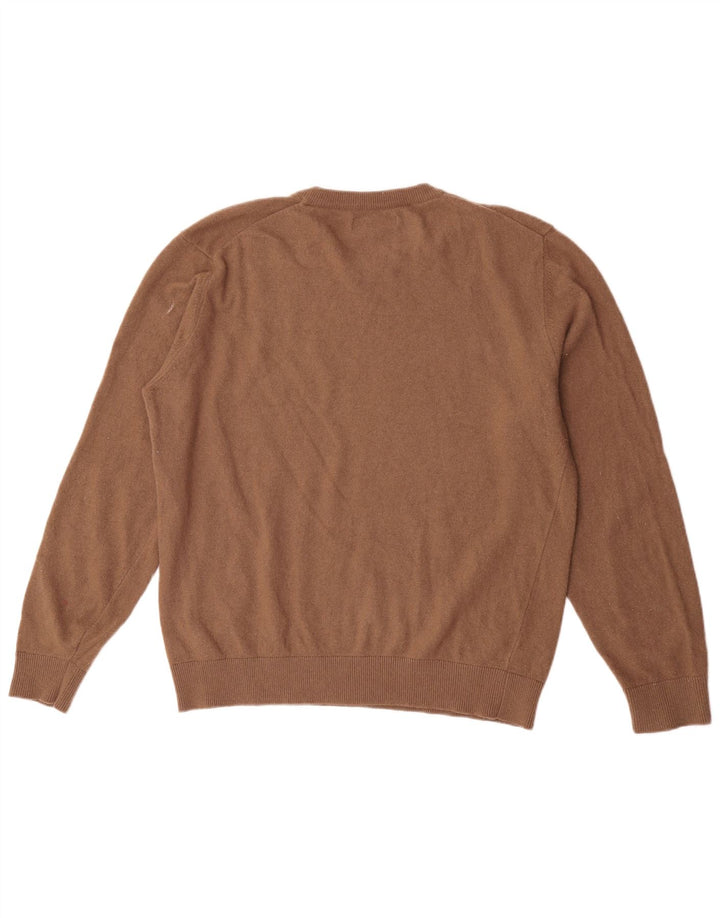Replay Pull à col rond pour homme 2XL en laine marron