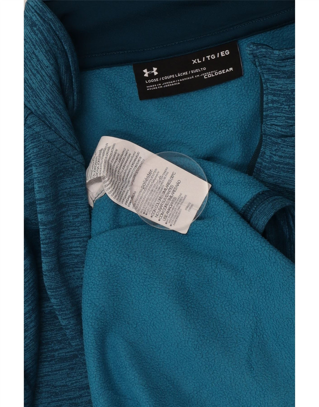 Under Armour Haut de Survêtement Cold Gear Loose Fit Pull Homme Bleu XL