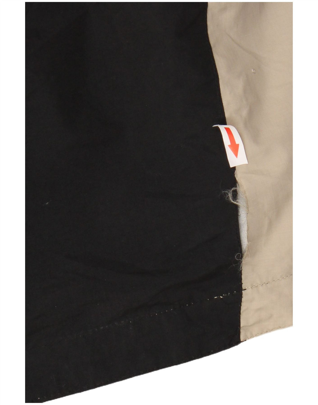 KAPPA Veste coupe-vent coupe ample pour homme UK 40 Large Noir Colourblock