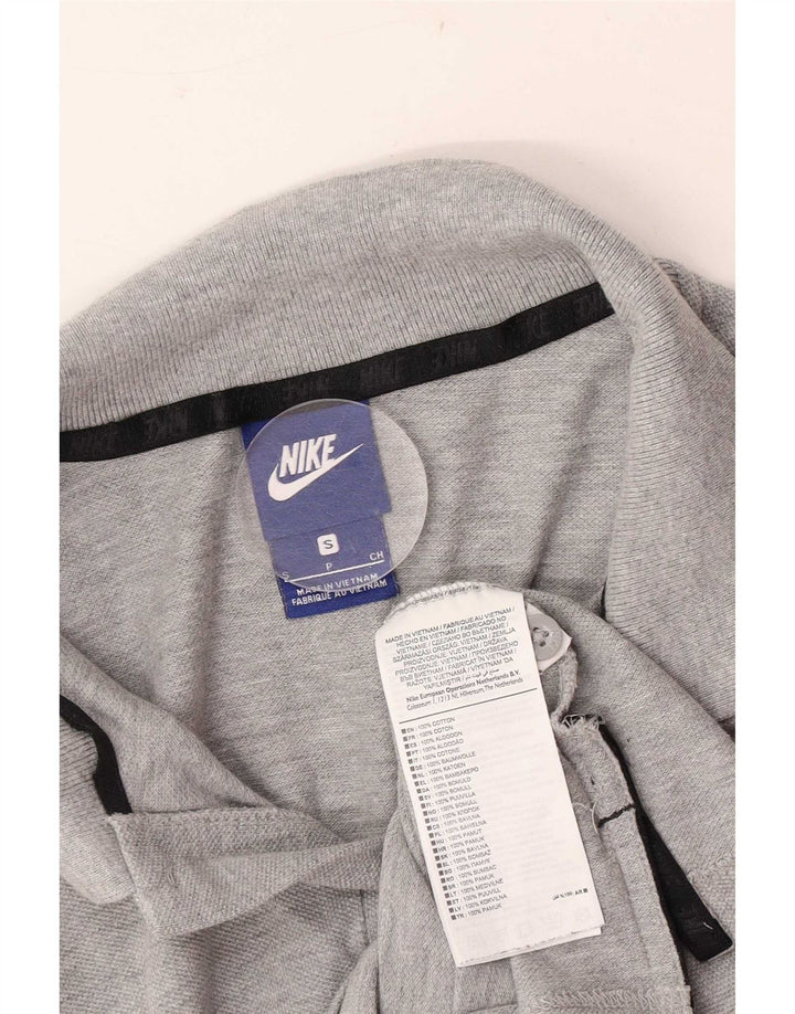 Nike Polo Homme Petit Gris Coton