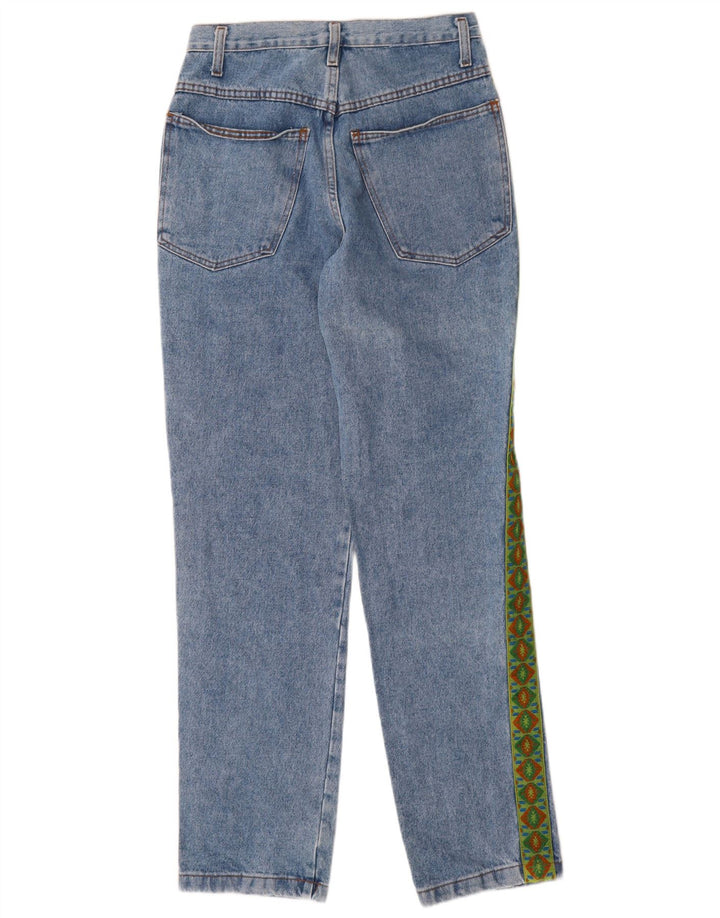 General Company Jean droit femme W30 L33 bleu géométrique
