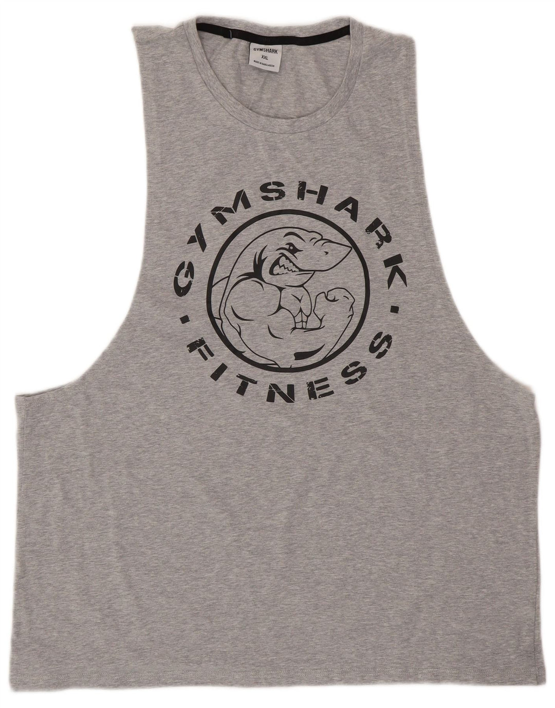 GYMSHARK Débardeur Graphique Homme 2XL Gris