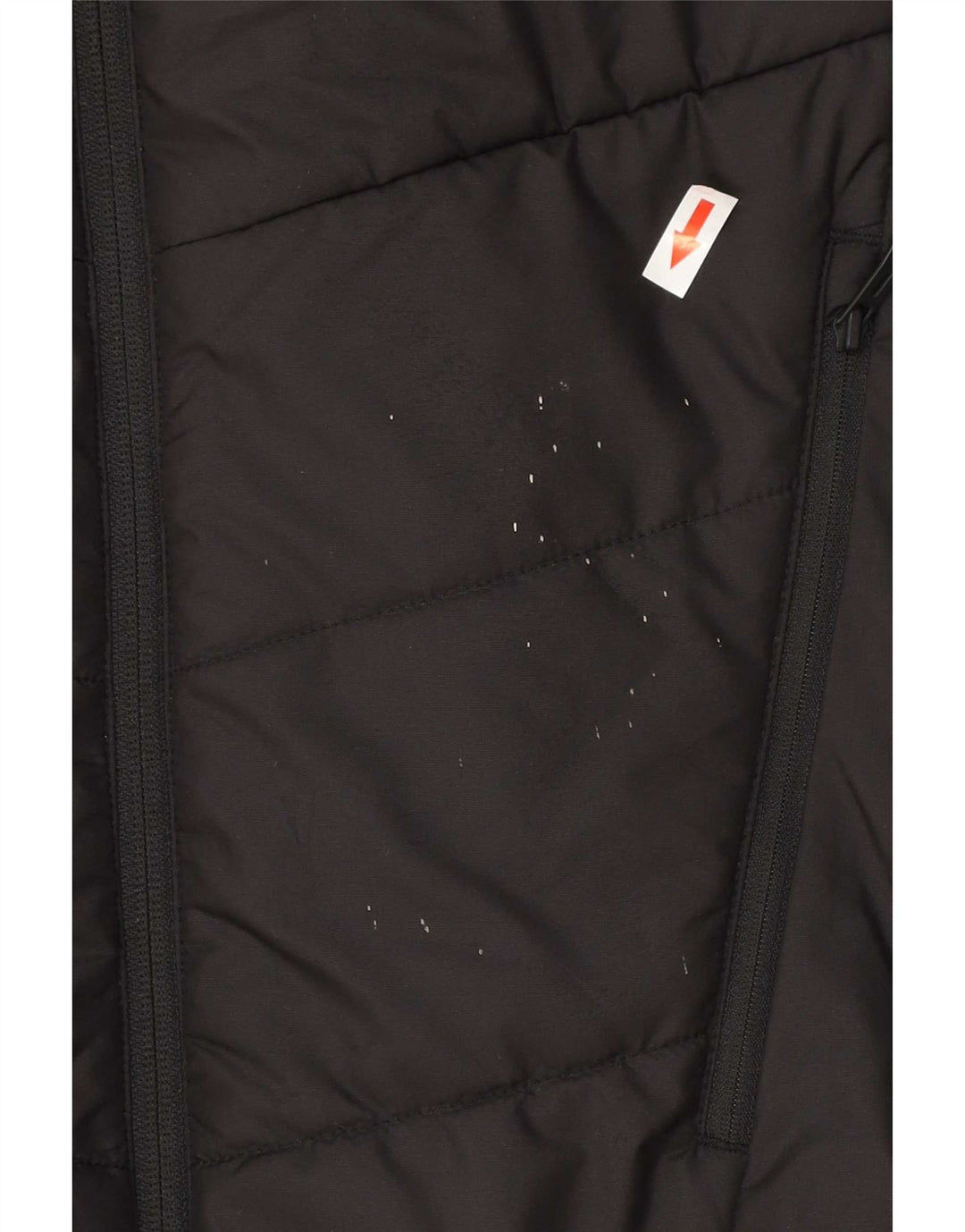 Puma Veste matelassée à capuche graphique pour hommes UK 36 Small Noir Polyester