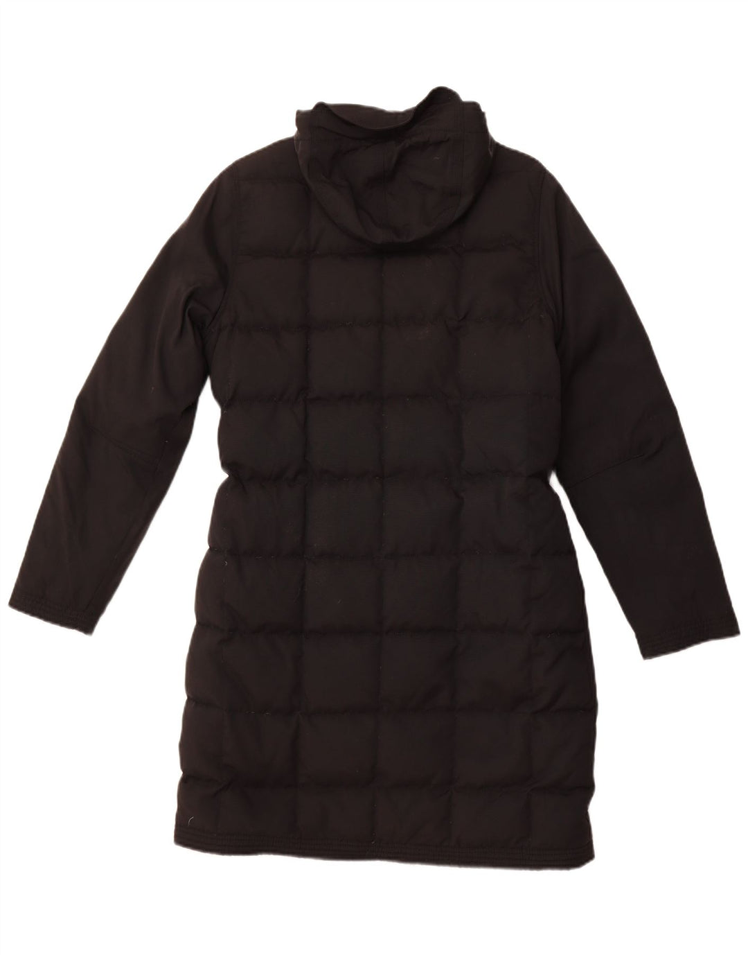 TIMBERLAND Manteau rembourré à capuche pour femme UK 14 Medium Black Nylon
