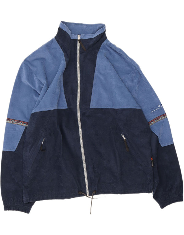 Great Escapes Survêtement complet en velours pour homme EU 56 XL Bleu marine Colourblock