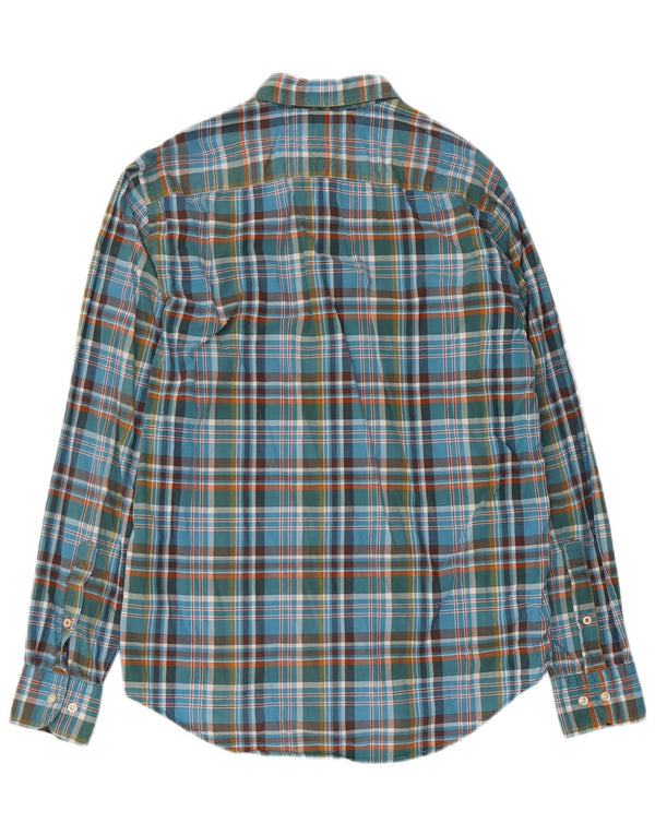 Tommy Hilfiger Chemise New York Fit Homme Petit Carreau Bleu Coton