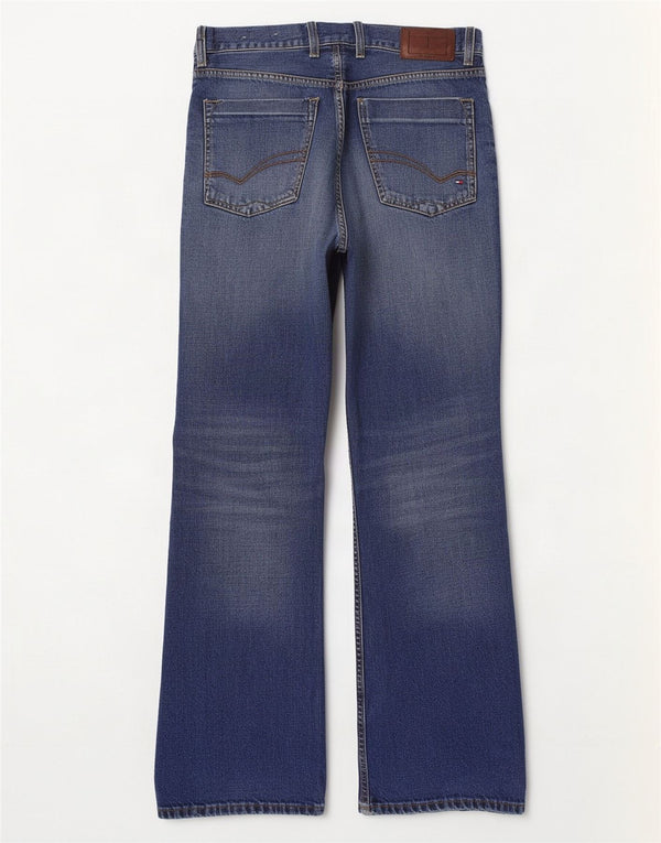 Tommy Hilfiger Jean droit Bedford Bootcut homme W30 L32 bleu coton