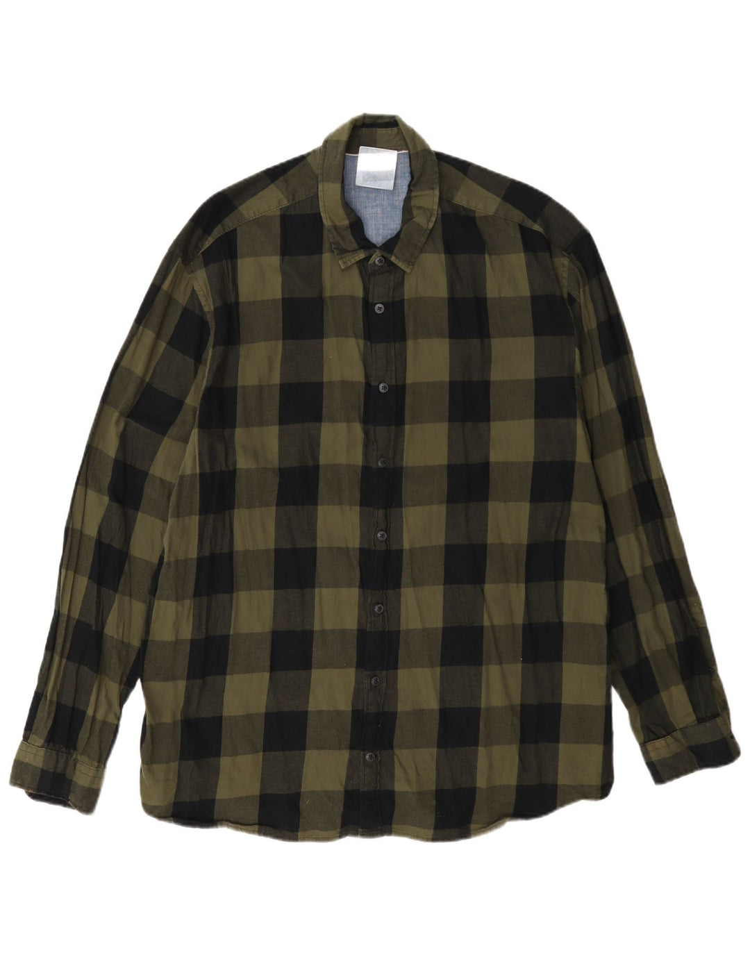 Jack & Jones Chemise Flanelle Homme XL Vert Vichy Coton