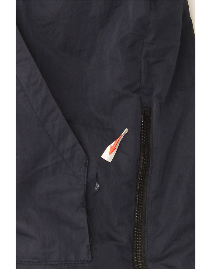 ZARA Parka à capuche pour garçon 11-12 ans en nylon bleu marine