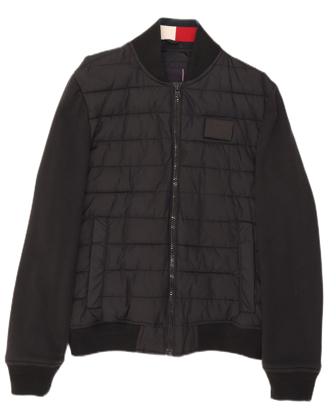 Tommy Hilfiger Veste matelassée bomber pour homme UK 36 Small Noir