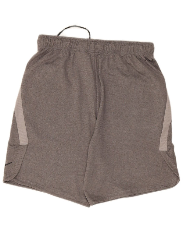 Short de sport Nike Dri Fit Homme Gris Moyen Polyester