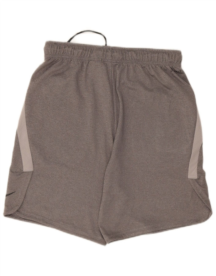 Short de sport Nike Dri Fit Homme Gris Moyen Polyester