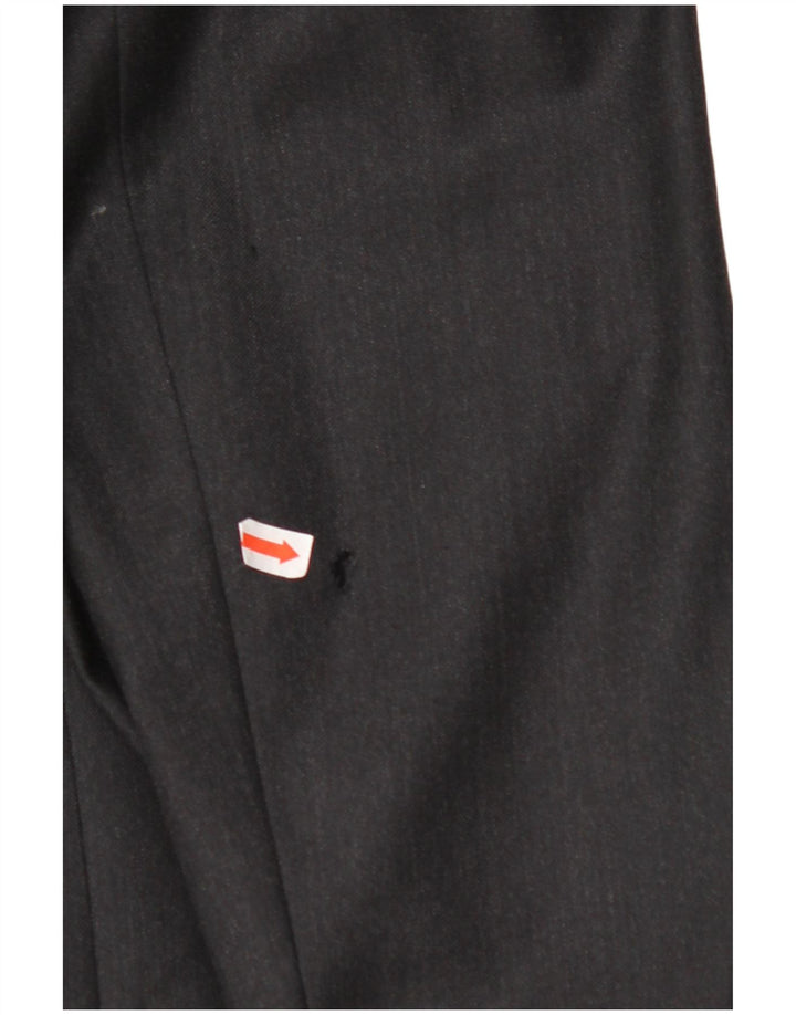 ARMANI COLLEZIONI Mens 3 Button Blazer Jacket IT 52 XL Black Wool