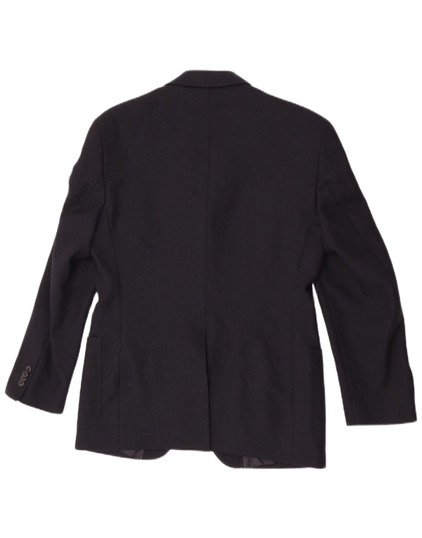 Seventy Veste Blazer 3 Boutons Homme IT 46 Small Bleu Marine Laine Vierge