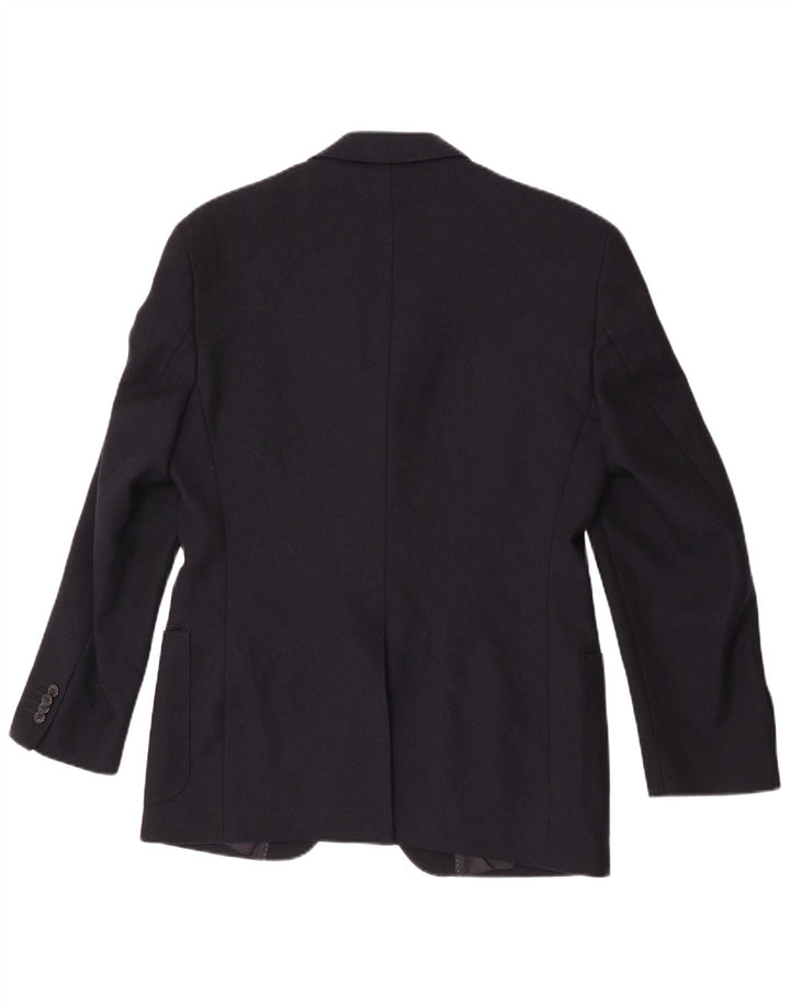 Seventy Veste Blazer 3 Boutons Homme IT 46 Small Bleu Marine Laine Vierge
