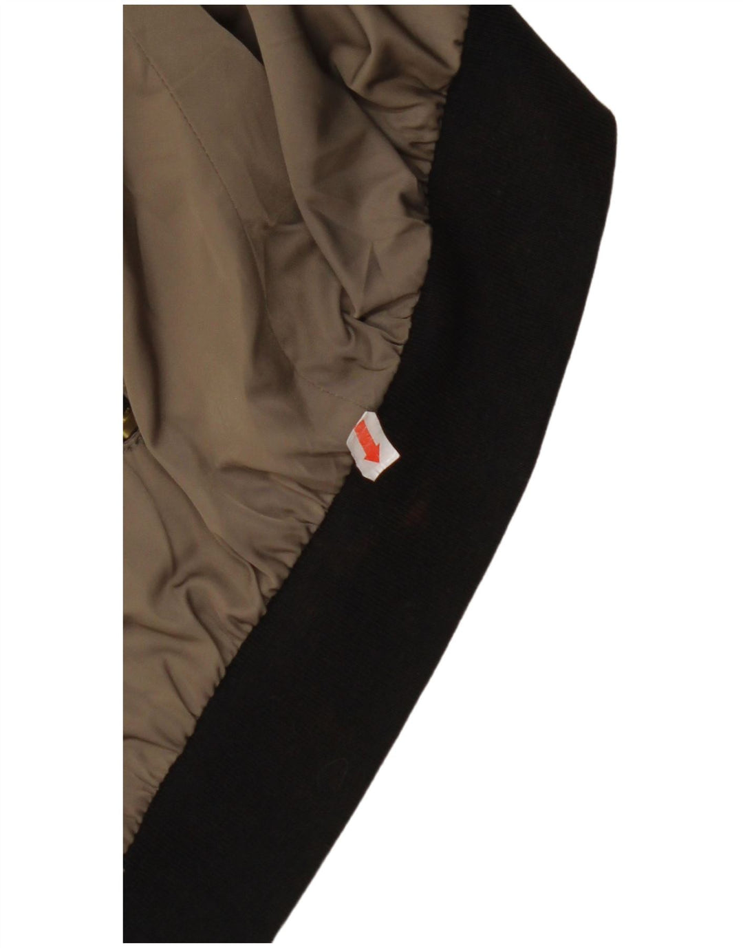 ZARA Veste bomber surdimensionnée pour femme UK 10 Petit coton vert