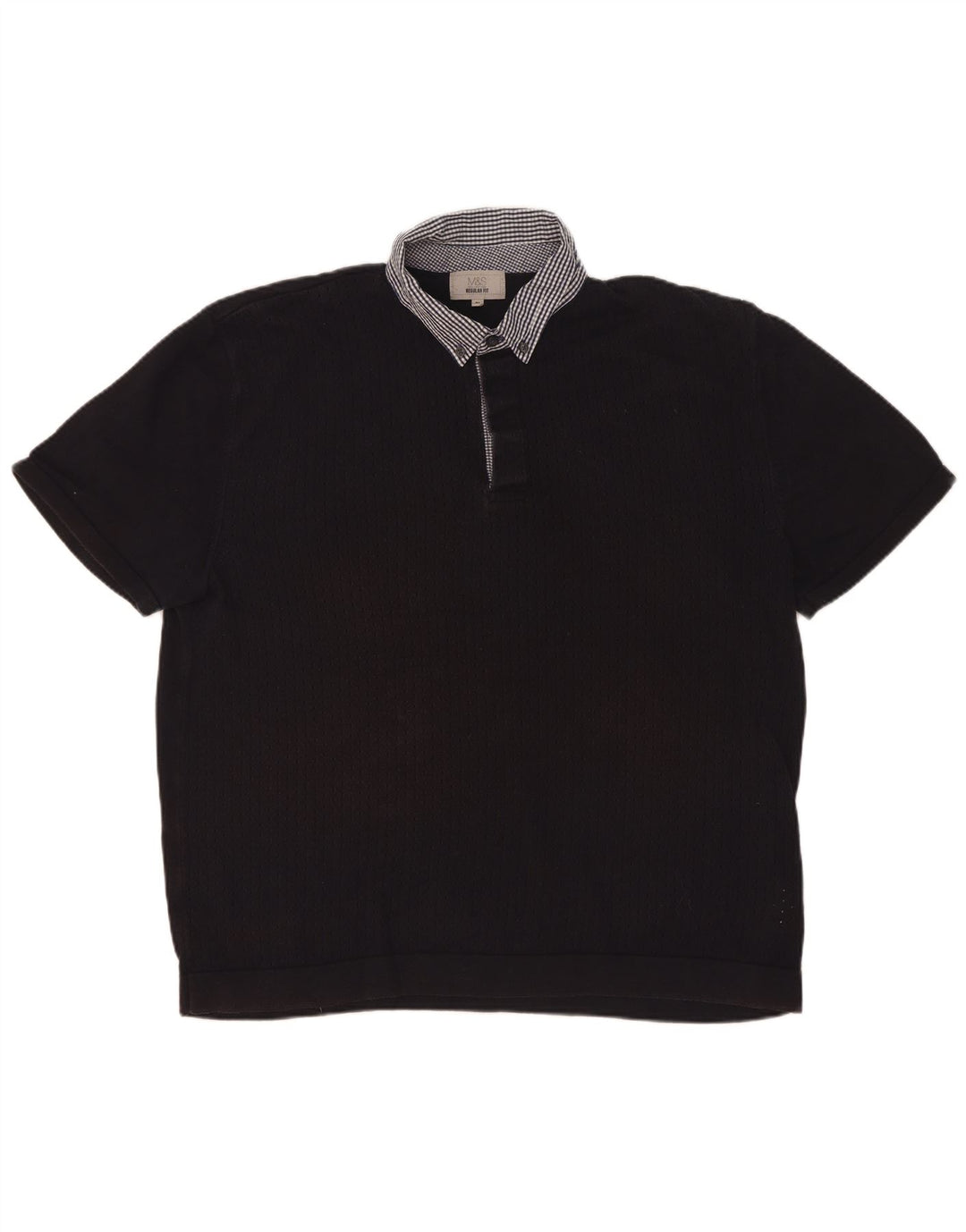Marks & Spencer Polo de rugby coupe classique pour homme XL Bleu marine